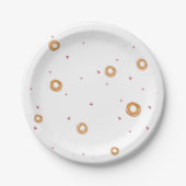 SCHATTIGEE LIEFDE & BAGELS | Wit | Papieren Bordje (Voorkant)