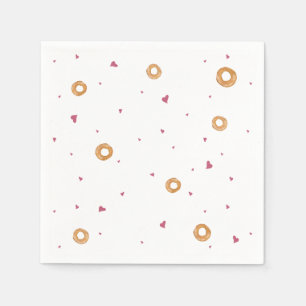 SCHATTIGEE LIEFDE & BAGELS   Wit   Servet