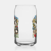 Schattigee liefde boerderij leven Country koe Blikvorm Glas (Rechts)