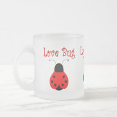 Schattigee liefde bug hart lieveheersbeestje Mok (Links)