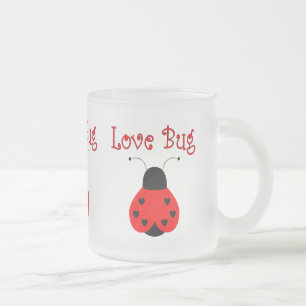 Schattigee liefde bug hart lieveheersbeestje Mok