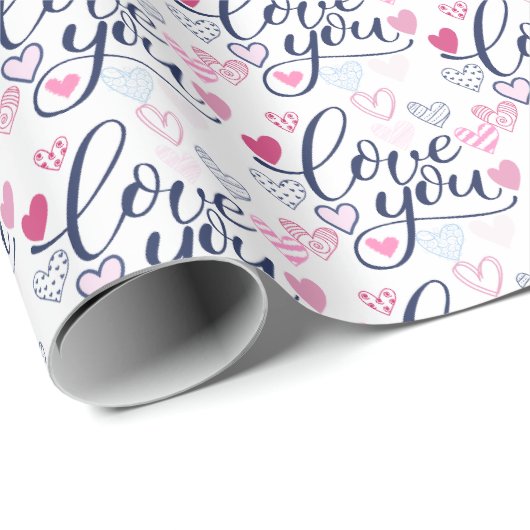 Schattigee liefde cadeaupapier (Rol Hoek)