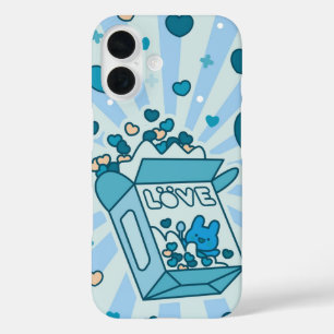 Schattigee liefde graan doos iPhone 16 hoesje