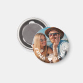 Schattigee liefde hart foto koppels gepersonalisee magneet (Voorkant / Achterkant)