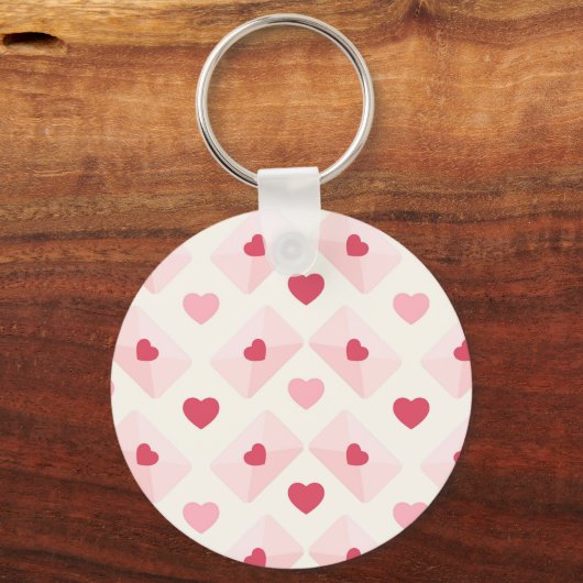 Schattigee liefde hart sleutelhanger (Voorkant)