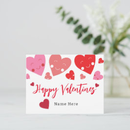 Schattigee Liefde Hart Valentijns Briefkaart