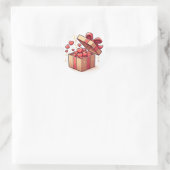 ​Schattigee Liefde Harten Gift Box Sticker (Tas)