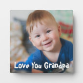 Schattigee liefde je opa foto fotoplaat (Voorkant)