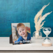 Schattigee liefde je opa foto fotoplaat (Insitu)