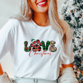 Schattigee Liefde Kerst Hondenliefhebber Tshirt