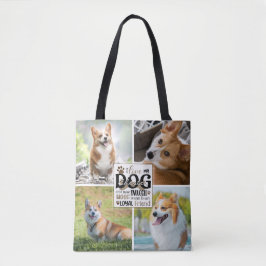 Schattigee LIEFDE MIJN HOND Fotocollage Gepersonal Tote Bag