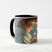 Schattigee Liefde paar koffie mok (Voorkant links)