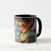 Schattigee Liefde paar koffie mok (Voorkant rechts)