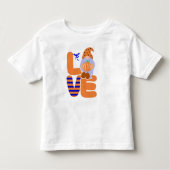 Schattigee Liefde, Pompoen Print Halloween Gnomen  Kinder Shirts (Voorkant)