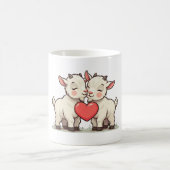 Schattigee liefde samen koffiemok (Center)