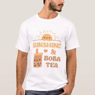 Schattigee Liefde Zonneschijn en Boba Tea T-shirt