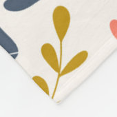 Schattigee liefdesbrieven en kersenpatroon Gezelli Fleece Deken (Hoek)