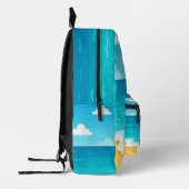 Schattigee liefdesschildpadden | Schattig Cartoon  Bedrukte Rugzak (Links)