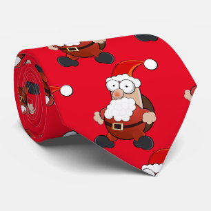 Schattigee, lieve kerstman met cadeautjes. Kerstro Stropdas