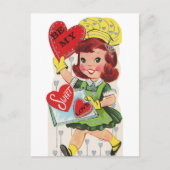 Schattigee lieve liefde  Valentijn Feestdagenkaart (Voorkant)