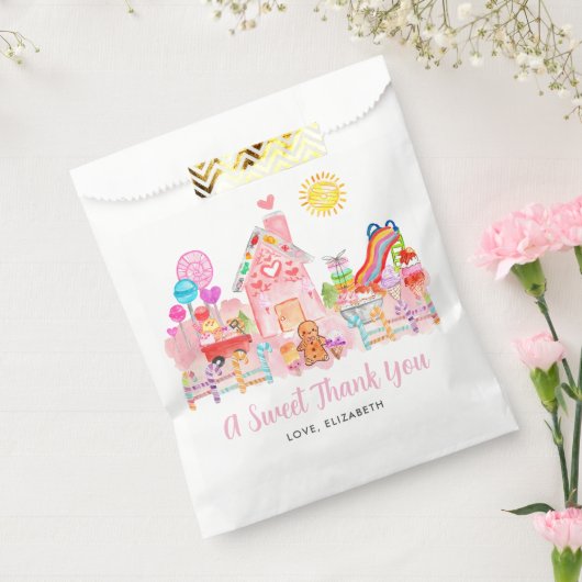 Schattigee lieve viering candyland kinderen verjaa bedankzakje (Gezegeld)