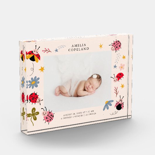 Schattigee lieveheersbeestje baby meisje foto Keep (Links)