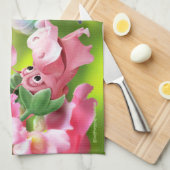 Schattigee lieveheersbeestje en vriendelijke Snap Theedoek (Quarter Fold)