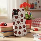 Schattigee lieveheersbeestje harten lovebug handge Case-Mate iPhone case