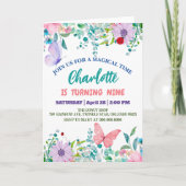 Schattigee lieveheersbeestje polka dot bloembloem  kaart (Voorkant)