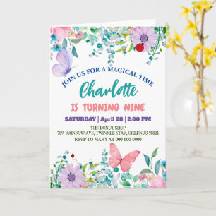 Schattigee lieveheersbeestje polka dot bloembloem  kaart