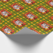 Schattigee lieveheersbeestje verjaardagsfoto  cadeaupapier (Hoek)