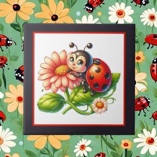 Schattigee lieveheersbeestjes crafting tegeltje
