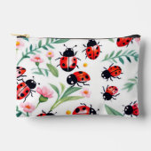 Schattigee lieveheersbeestjes en bloemenpatroon wi etui (Voorkant)