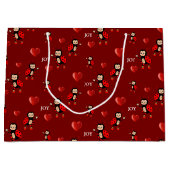 Schattigee lieveheersbeestjes, harten en vreugdete groot cadeauzakje (Voorkant)