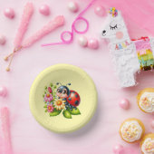 Schattigee lieveheersbeestjes insecten papieren kommen (Feest)