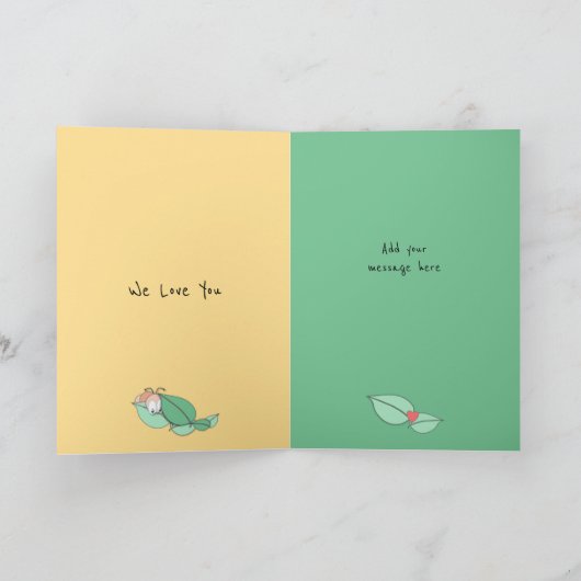 Schattigee lieveheersbeestjes met naam en foto's b kaart (Binnen)