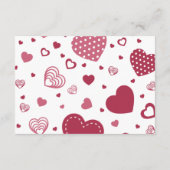 Schattigee lieverd Valentijnsdag Diapper Raffle Informatiekaartje (Achterkant)