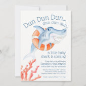 Schattigee Lifesaver baby Shark waterverf baby sho Kaart (Voorkant)