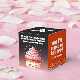 Schattigee L'il Cupcake Sprinkles Baby shower Welk Bedankdoosjes