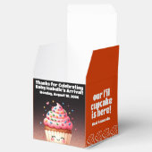 Schattigee L'il Cupcake Sprinkles Baby shower Welk Bedankdoosjes (Geopend)