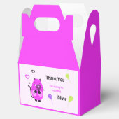 Schattigee lila kat bedankdoosjes (Geopend)