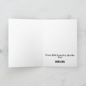 Schattigee Limited Edition Custom Verjaardag Kaar Kaart (Binnen)