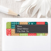 Schattigee limoengroen, turkoois en roodgloeiend etiket (Insitu)