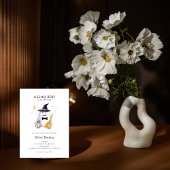 Schattigee Little Boo Ghost Hollaween Boy Baby sho Kaart