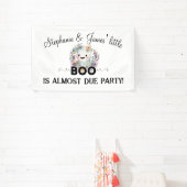 Schattigee Little Boo Halloween Baby shower Banner (Insitu)