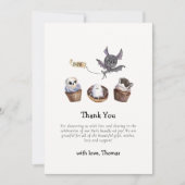 Schattigee Little Boo Halloween cupcake Baby showe Bedankkaart (Voorkant)