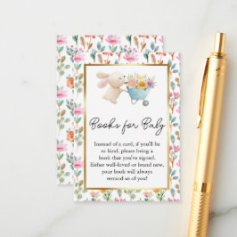 Schattigee Little Bunny Wildflowers Boeken voor Ba Informatiekaartje