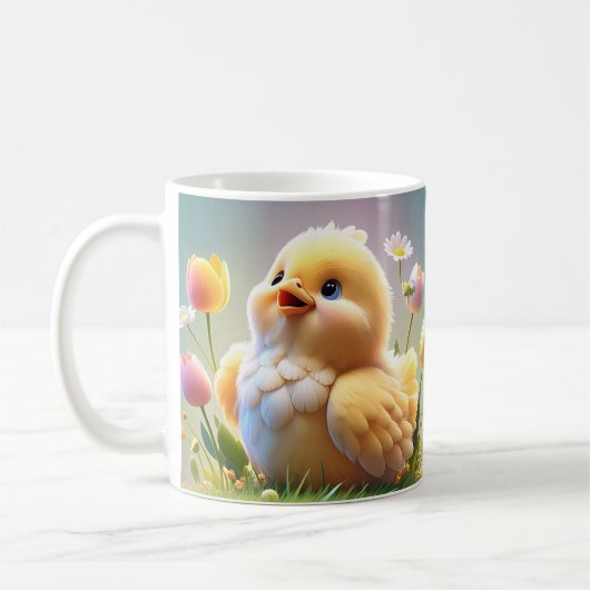 Schattigee Little Chicken Mok - Cartoon Spring Chi (Links)