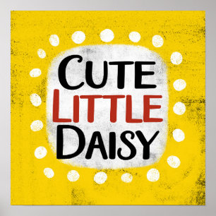 Schattigee Little Daisy Poster Wall Art