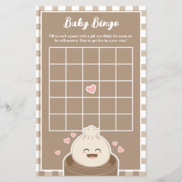 Schattigee Little Dumpling Baby shower Bingo spel